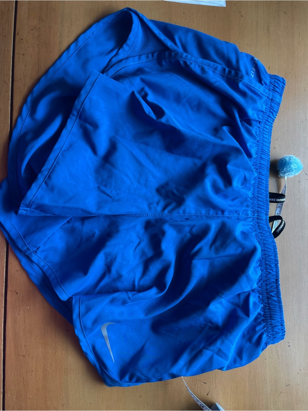 Nike women’s Tempo Dri-Fit Blue Running Shorts
